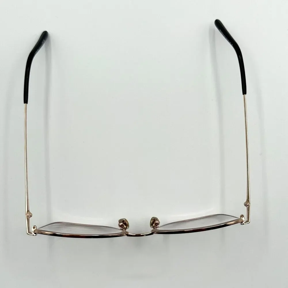 Tom Ford TF5906-B 001 Black Rose Gold Metal Cat-Eye Frames 55-15-140